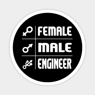 Femal Male Engineer Magnet